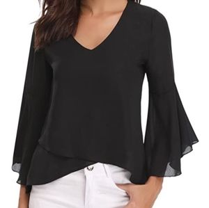 Chiffon Tunic Blouse Shirt